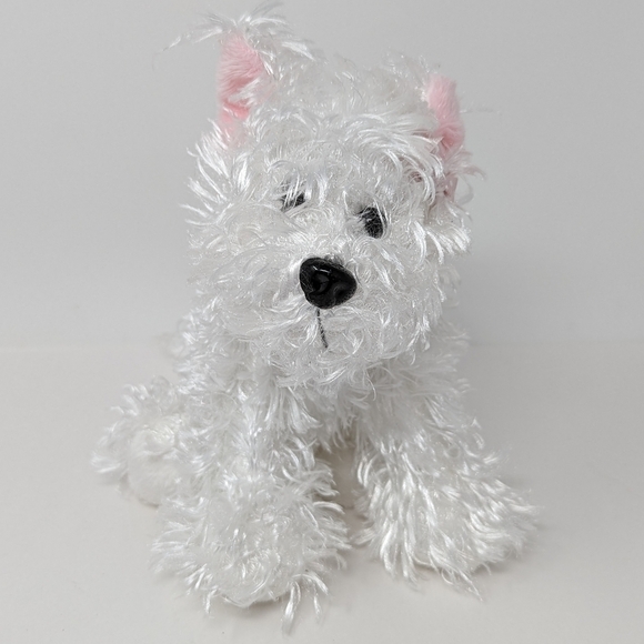 Webkinz Dog Plush Puppy White Terrier - Picture 1 of 5